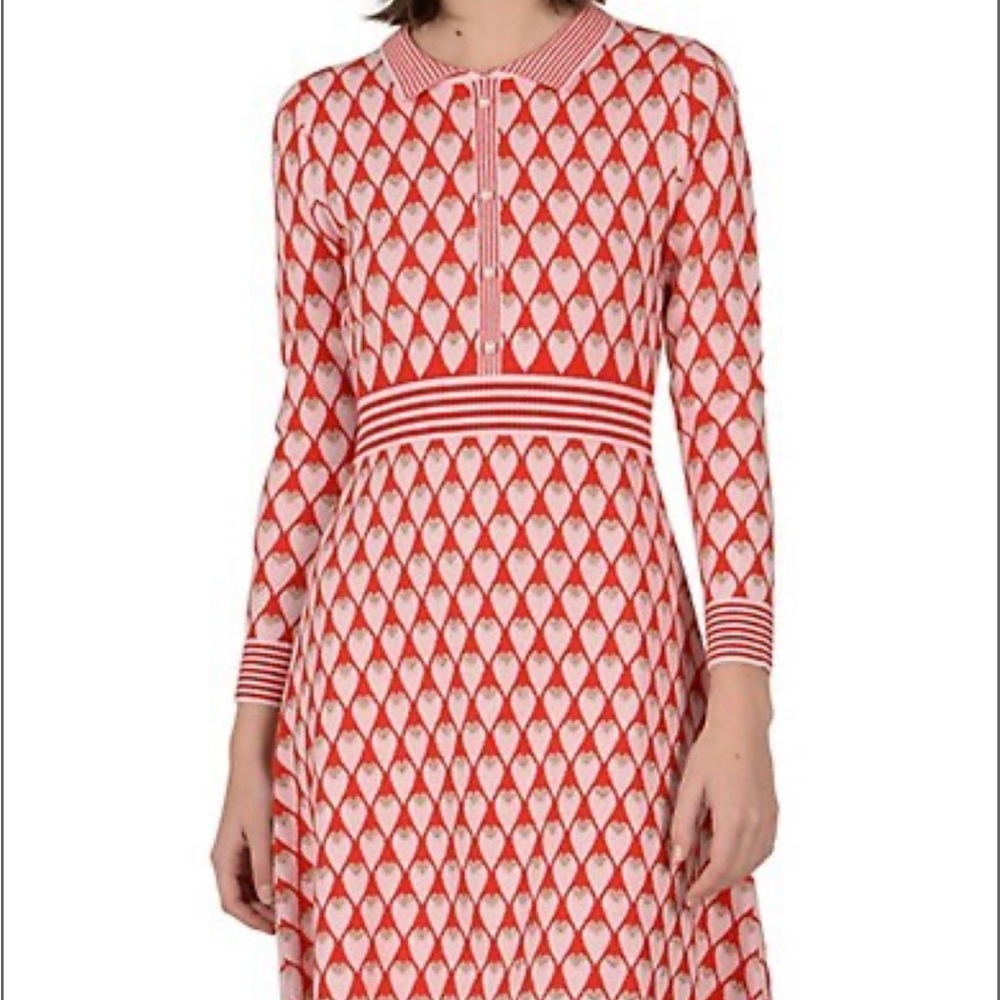 Lili Sidonio by Molly Bracken heart print sweater dress ❤️